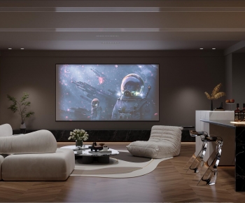 Modern Audiovisual Room-ID:722917086