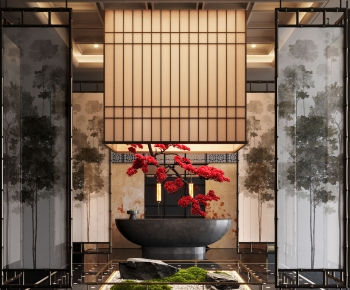 New Chinese Style Lobby Hall-ID:133795981