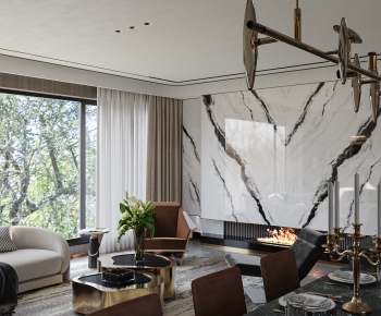 Modern A Living Room-ID:420861017