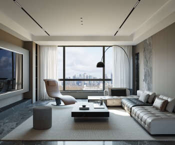 Modern A Living Room-ID:603355884