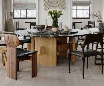 Modern Dining Table And Chairs-ID:990855937