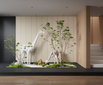 Modern Plant Landscaping-ID:551436904
