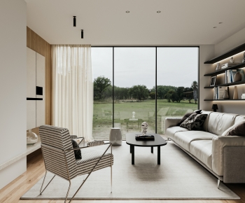 Modern A Living Room-ID:470495941