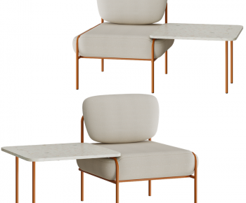 Modern Single Sofa-ID:388408905