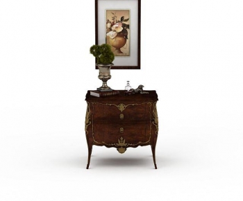 European Style Bedside Cupboard-ID:539880993