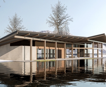 Modern Appearance Of Commercial Building-ID:161384112