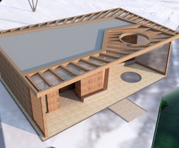 Modern Public Building-ID:393292904