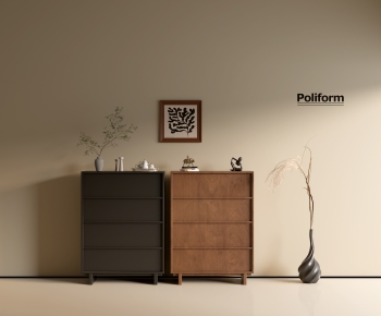poliform现代实木斗柜组合-ID:195482025