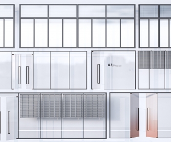 Modern Glass Screen Partition-ID:353930006