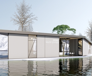 Modern Appearance Of Commercial Building-ID:650080923