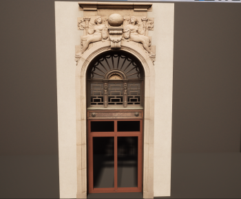 European Style Door-ID:255784037