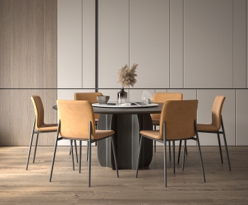 Modern Dining Table And Chairs-ID:475545881