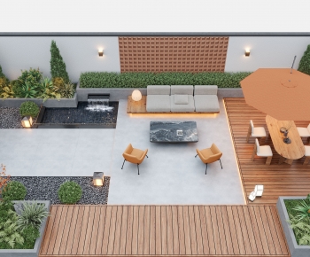 Modern Courtyard/landscape-ID:366265061