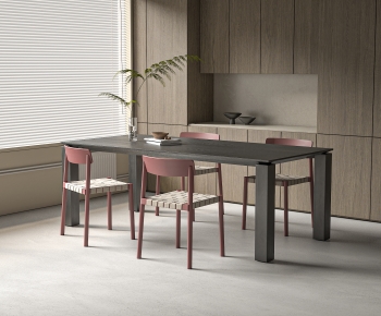 Modern Dining Table And Chairs-ID:478599165