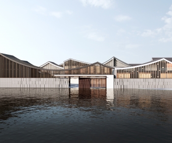 New Chinese Style Architecture Of Artistic Style-ID:921781067