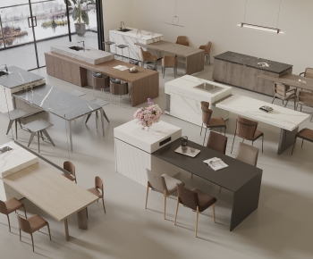 Modern Dining Table And Chairs-ID:287821055