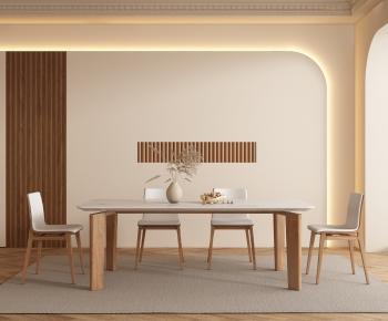 French Style Dining Table And Chairs-ID:464977987