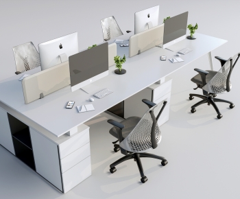 Modern Office Desk And Chair-ID:540333031