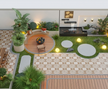 Modern Courtyard/landscape-ID:512220984