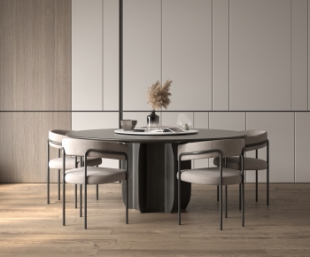 Modern Dining Table And Chairs-ID:158999035