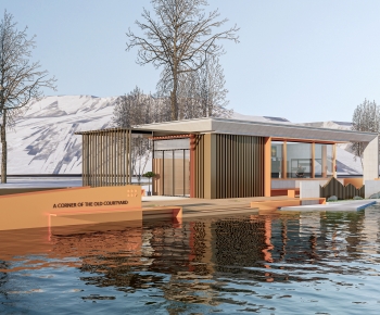 Modern Appearance Of Commercial Building-ID:704540015