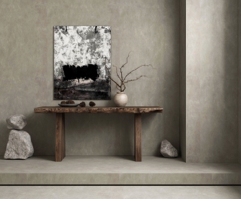 Wabi-sabi Style Console-ID:327464106