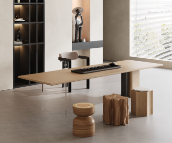 New Chinese Style Tea Tables And Chairs-ID:124158997