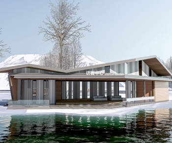 Modern Public Building-ID:607130588