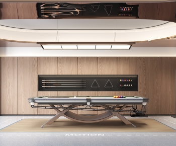 Modern Billiards Room-ID:695359742