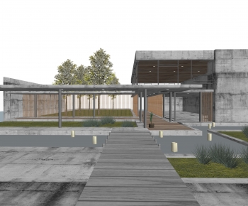 Modern Architecture Of Artistic Style-ID:871270903