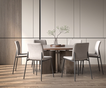 Modern Dining Table And Chairs-ID:109617951
