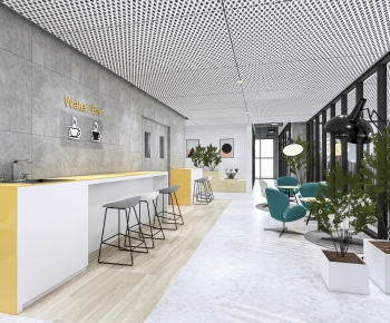 Modern Office Tea Room-ID:370523935