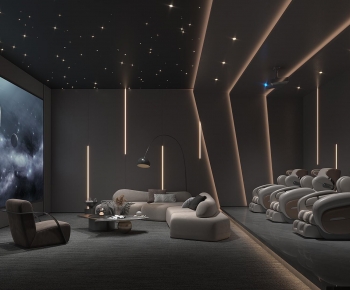 Modern Audiovisual Room-ID:654823061