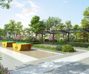 Modern Park Landscape-ID:510108955