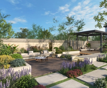 Modern Courtyard/landscape-ID:535201078