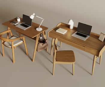 Modern Office Desk And Chair-ID:411298048