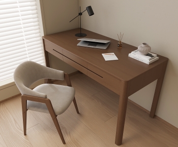 Modern Computer Desk And Chair-ID:766012913