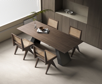 Modern Dining Table And Chairs-ID:710752019