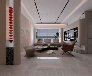 Modern A Living Room-ID:829417949