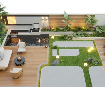 Modern Courtyard/landscape-ID:317783123