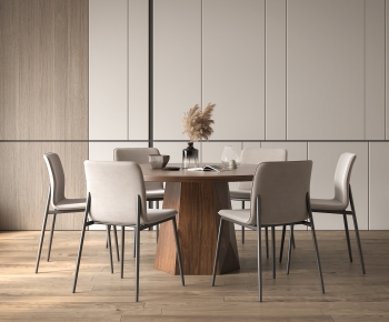 Modern Dining Table And Chairs-ID:320692061