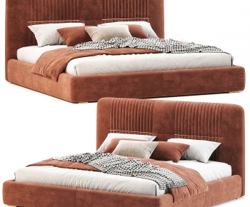 Modern Double Bed-ID:475265987