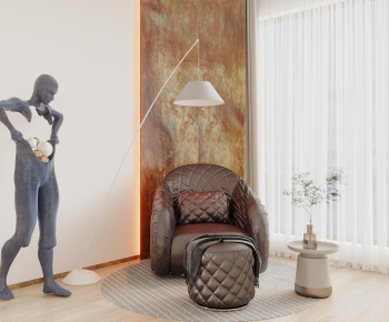 Modern Single Sofa-ID:649493938