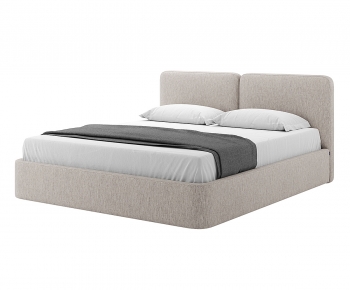 Modern Double Bed-ID:198982009