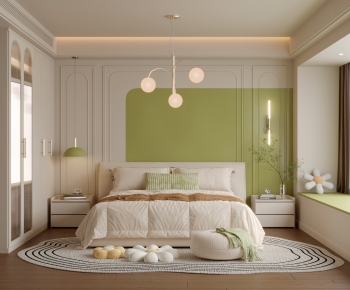French Style Bedroom-ID:374840022