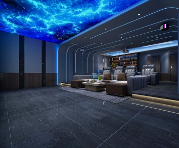 Modern Audiovisual Room-ID:787333975