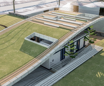 Modern Appearance Of Commercial Building-ID:752397068