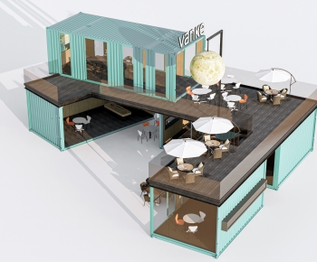 Modern Appearance Of Commercial Building-ID:392869001