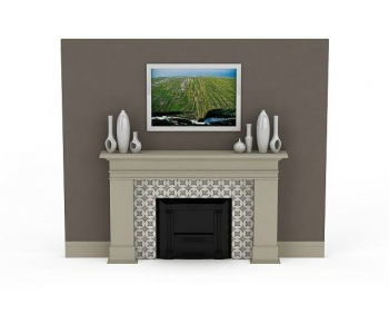 Simple European Style Fireplace-ID:900940901