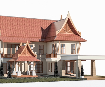Southeast Asian Style Detached Villa-ID:877269038